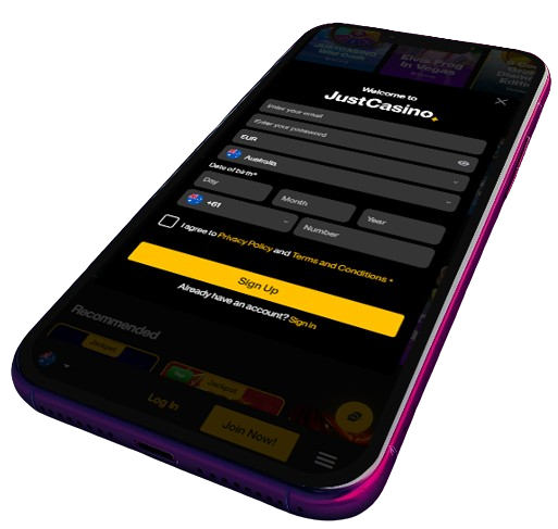 Just Casino mobile app